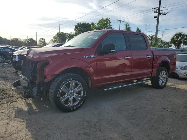 1FTEW1EG7JKC67870 - 2018 FORD F150 SUPERCREW RED photo 1