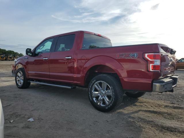 1FTEW1EG7JKC67870 - 2018 FORD F150 SUPERCREW RED photo 2