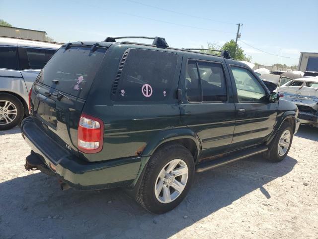 JN8DR09Y02W734481 - 2002 NISSAN PATHFINDER LE 绿色 照片 3