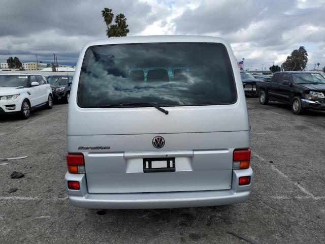 WV2KB47002H005270 - 2002 VOLKSWAGEN EUROVAN GLS SILVER photo 6