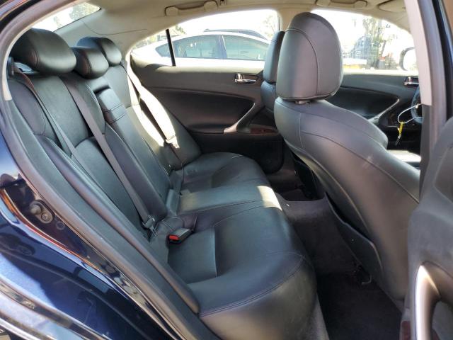 JTHBK262475030573 - 2007 LEXUS IS 250 BLUE photo 10