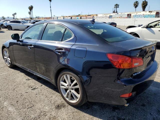 JTHBK262475030573 - 2007 LEXUS IS 250 BLUE photo 2