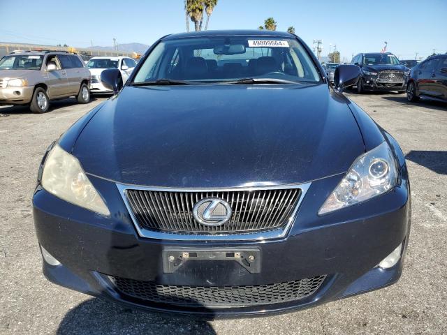 JTHBK262475030573 - 2007 LEXUS IS 250 BLUE photo 5