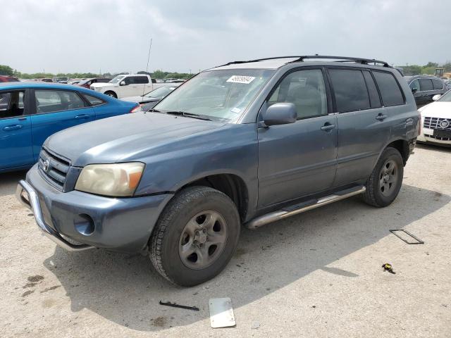 JTEGD21A740099102 - 2004 TOYOTA HIGHLANDER BLUE photo 1