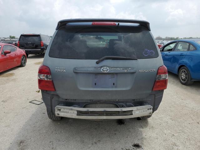 JTEGD21A740099102 - 2004 TOYOTA HIGHLANDER BLUE photo 6