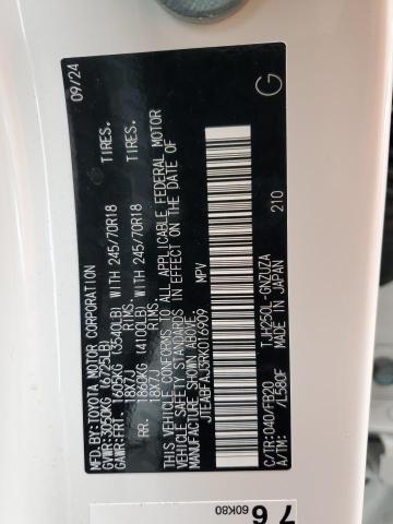 JTEABFAJ3RK016909 - 2024 TOYOTA LAND CRUIS BASE WHITE photo 13