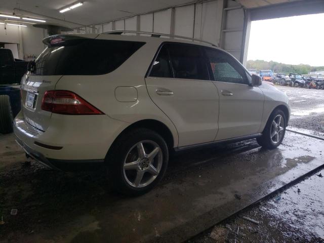 4JGDA5HB2EA349417 - 2014 MERCEDES-BENZ ML 350 4MATIC WHITE photo 3