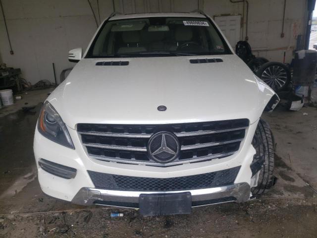 4JGDA5HB2EA349417 - 2014 MERCEDES-BENZ ML 350 4MATIC WHITE photo 5