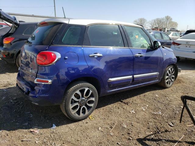 ZFBNFACH7KZ042226 - 2019 FIAT 500L LOUNGE BLUE photo 3