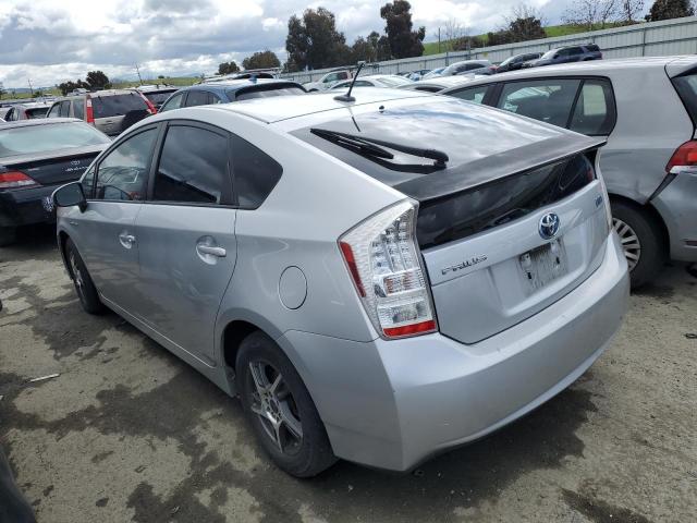 JTDKN3DU1A0042249 - 2010 TOYOTA PRIUS ვერცხლისფერი ფოტო 2