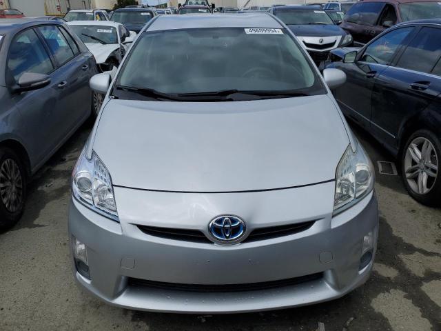JTDKN3DU1A0042249 - 2010 TOYOTA PRIUS ვერცხლისფერი ფოტო 5