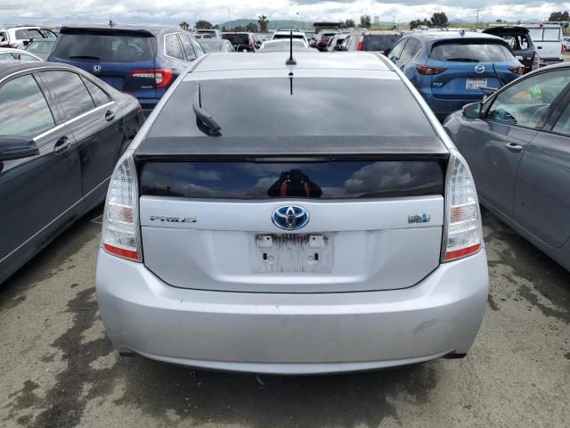 JTDKN3DU1A0042249 - 2010 TOYOTA PRIUS SILVER photo 6