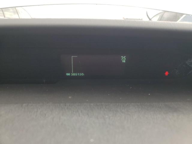 JTDKN3DU1A0042249 - 2010 TOYOTA PRIUS ვერცხლისფერი ფოტო 9