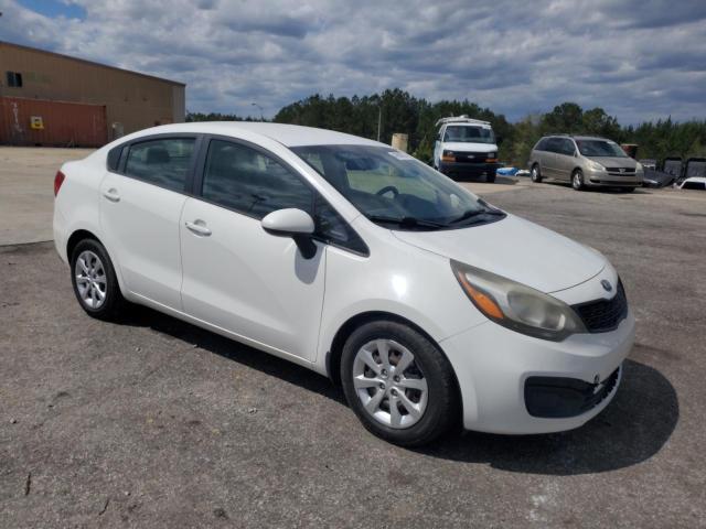 KNADM4A3XE6375336 - 2014 KIA RIO LX WHITE photo 4