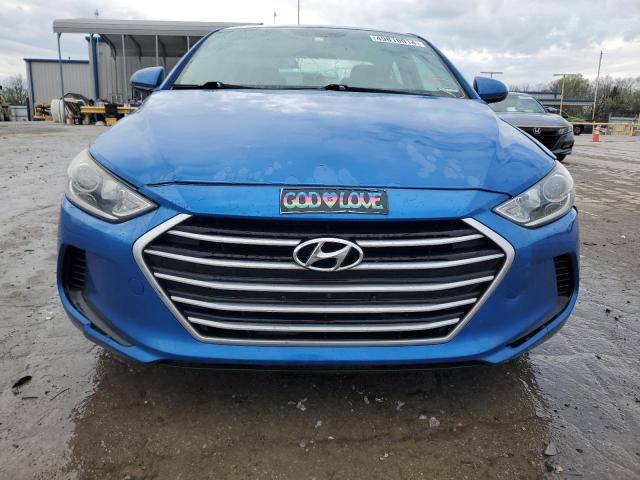 KMHD84LF9HU062661 - 2017 HYUNDAI ELANTRA SE BLUE photo 5