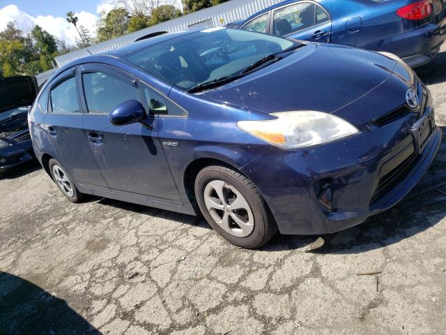 JTDKN3DU9C1535500 - 2012 TOYOTA PRIUS BLUE photo 4