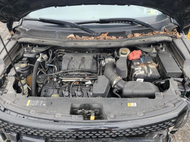 1FM5K8AR3DGA72380 - 2013 FORD EXPLORER POLICE INTERCEPTOR შავი ფოტო 12