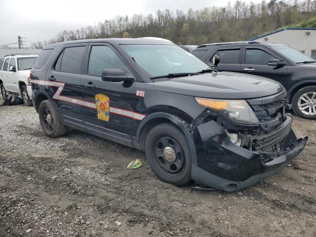 1FM5K8AR3DGA72380 - 2013 FORD EXPLORER POLICE INTERCEPTOR შავი ფოტო 4