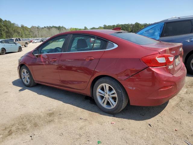 1G1BE5SM7H7169791 - 2017 CHEVROLET CRUZE LT RED photo 2