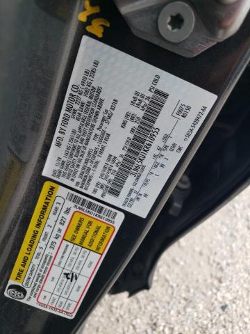 3LN6L5KU1KR610955 - 2019 LINCOLN MKZ GRAY photo 12