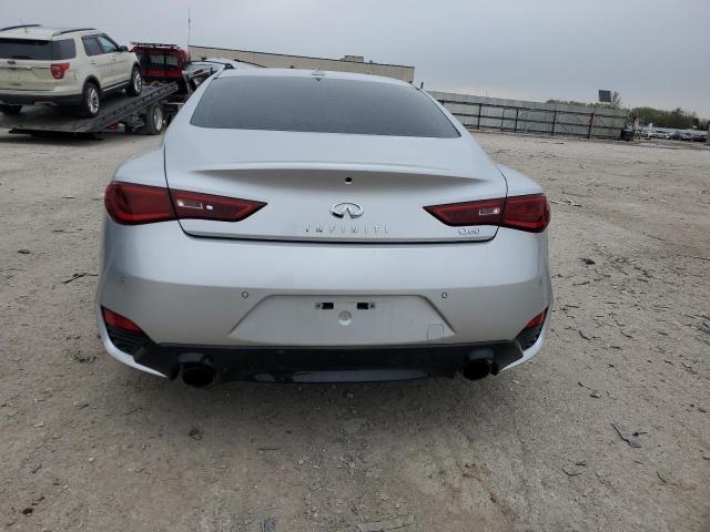 JN1EV7EK0JM343088 - 2018 INFINITI Q60 LUXE 300 SILVER photo 6