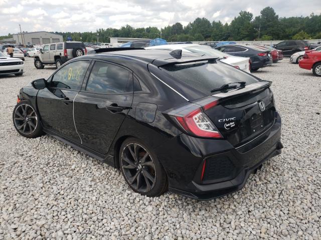 SHHFK7H98HU232857 - 2017 HONDA CIVIC SPORT TOURING BLACK photo 3