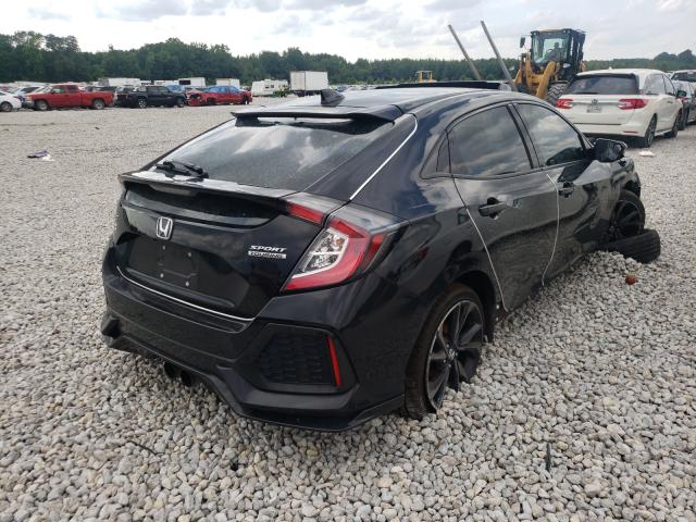 SHHFK7H98HU232857 - 2017 HONDA CIVIC SPORT TOURING BLACK photo 4