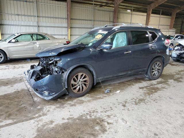 5N1AT2MT4EC773115 - 2014 NISSAN ROGUE S BLUE photo 1