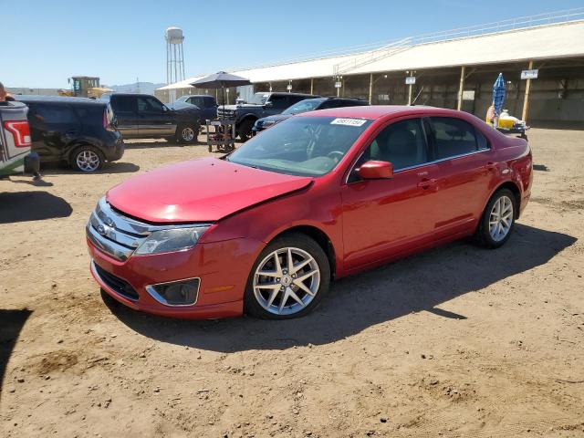 3FAHP0JA1CR266014 - 2012 FORD FUSION SEL RED photo 1