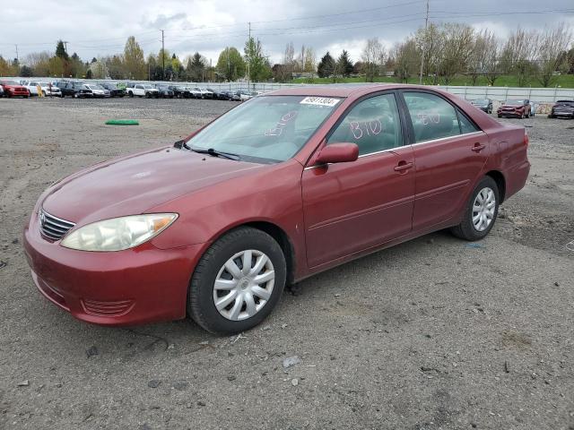 4T1BE32K05U041749 - 2005 TOYOTA CAMRY LE RED photo 1