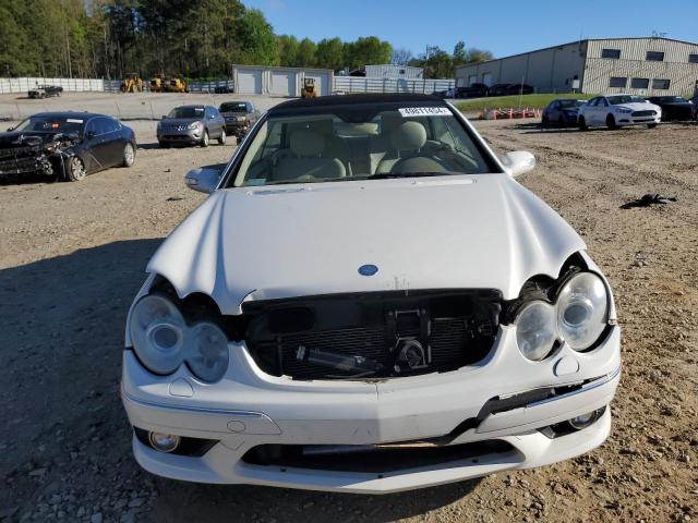 WDBTK75G46T064263 - 2006 MERCEDES-BENZ CLK 500 WHITE photo 5