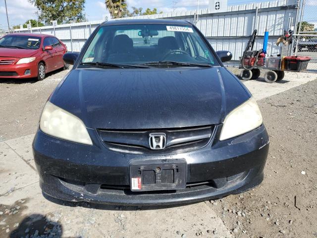 2HGES26885H608233 - 2005 HONDA CIVIC EX BLACK photo 5