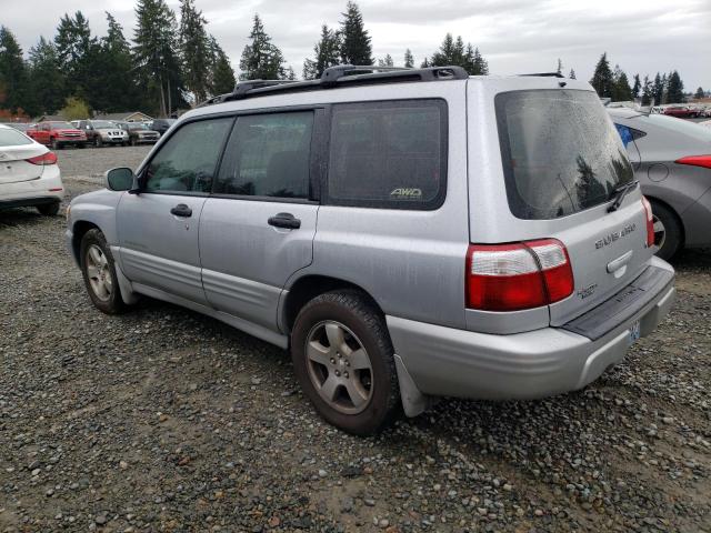 JF1SF65672H727783 - 2002 SUBARU FORESTER S SILVER photo 2