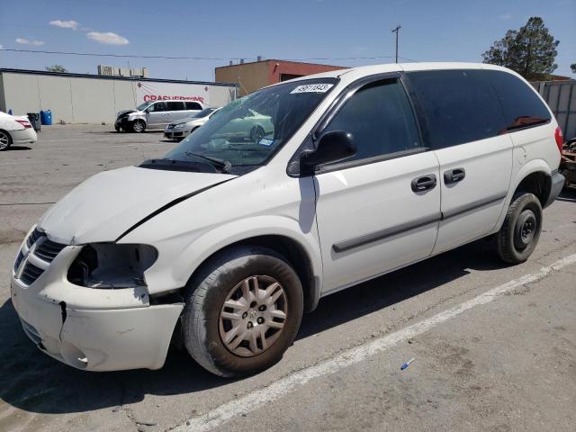 1D4GP25R87B141526 - 2007 DODGE CARAVAN SE WHITE photo 1