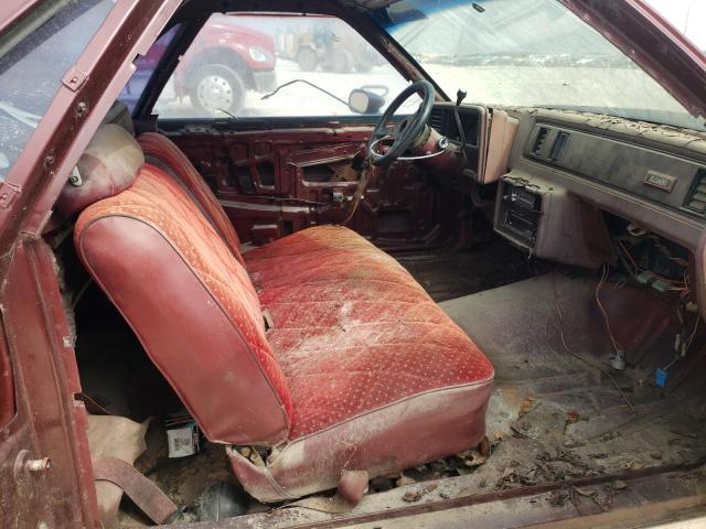 1GCCW80H0ER147874 - 1984 CHEVROLET EL CAMINO BURGUNDY photo 10