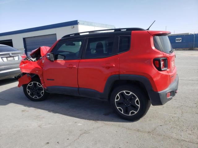 ZACCJBCB6HPF76104 - 2017 JEEP RENEGADE TRAILHAWK RED photo 2