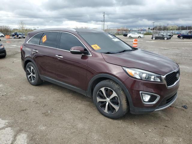 5XYPH4A54HG320274 - 2017 KIA SORENTO EX PURPLE photo 4