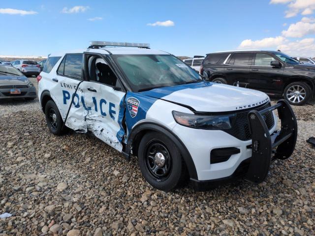 1FM5K8AC8NGC05986 - 2022 FORD EXPLORER POLICE INTERCEPTOR 双色 照片 4