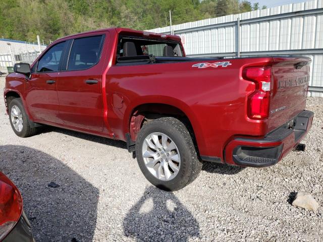 3GCPYBEK8MG262931 - 2021 CHEVROLET SILVERADO K1500 CUSTOM RED photo 2