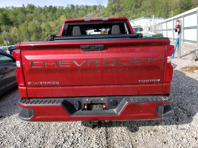 3GCPYBEK8MG262931 - 2021 CHEVROLET SILVERADO K1500 CUSTOM RED photo 6