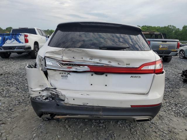 2LMTJ8LR1GBL70028 - 2016 LINCOLN MKX RESERVE 白色 照片 6