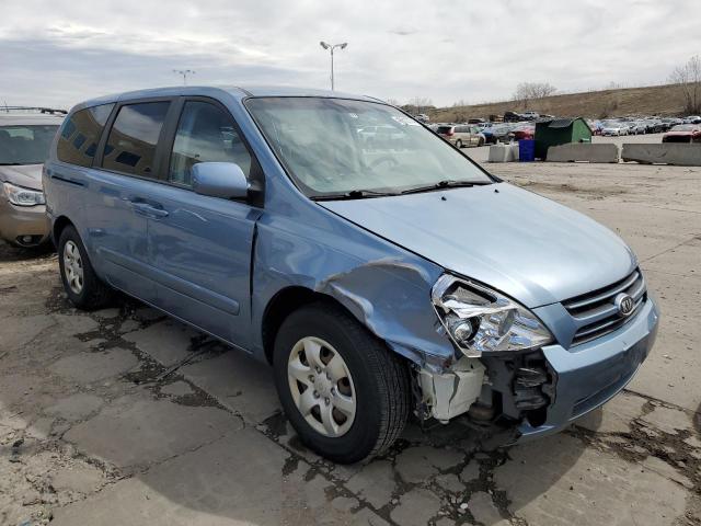 KNDMB233666069939 - 2006 KIA SEDONA EX BLUE photo 4