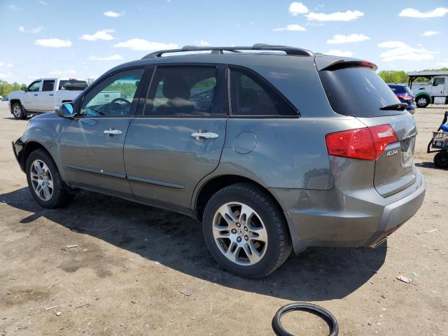 2HNYD28398H514769 - 2008 ACURA MDX TECHNOLOGY GRAY photo 2