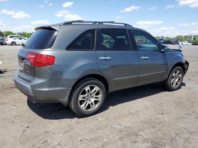 2HNYD28398H514769 - 2008 ACURA MDX TECHNOLOGY GRAY photo 3