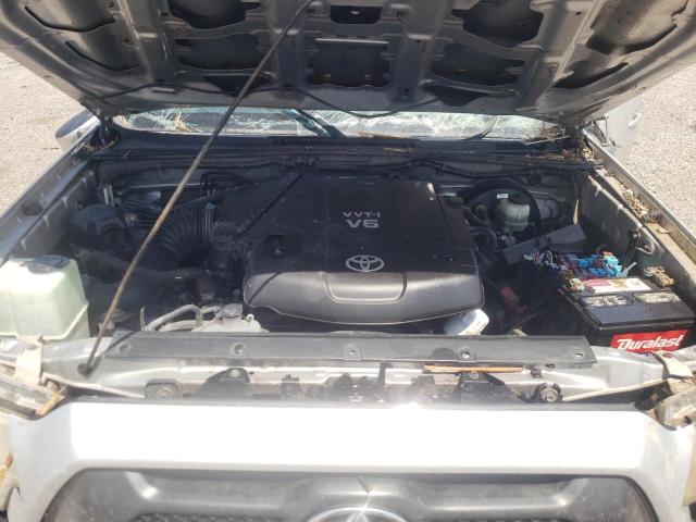 3TMJU4GN5CM134828 - 2012 TOYOTA TACOMA DOUBLE CAB PRERUNNER SILVER photo 11