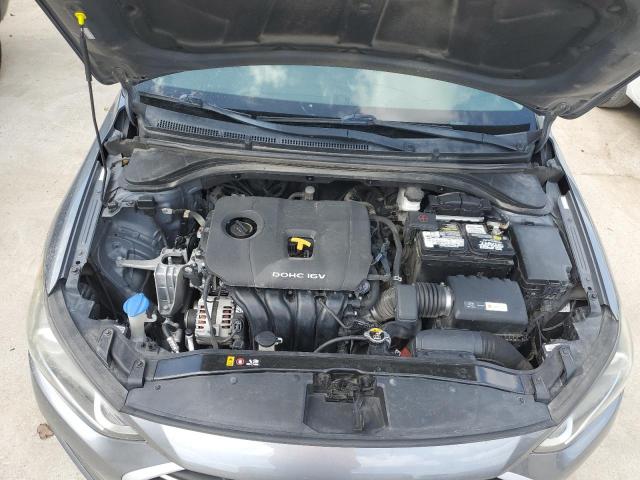 KMHD84LF6JU537379 - 2018 HYUNDAI ELANTRA SEL GRAY photo 11