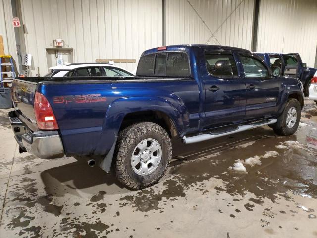 5TEMU52N48Z475674 - 2008 TOYOTA TACOMA DOUBLE CAB LONG BED BLUE photo 3