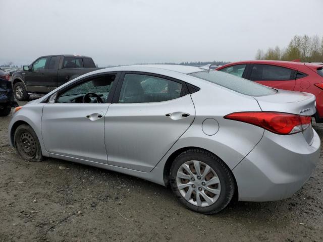 KMHDH4AE8CU360556 - 2012 HYUNDAI ELANTRA GLS SILVER photo 2