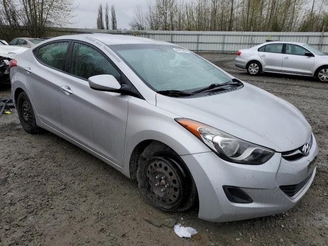 KMHDH4AE8CU360556 - 2012 HYUNDAI ELANTRA GLS SILVER photo 4