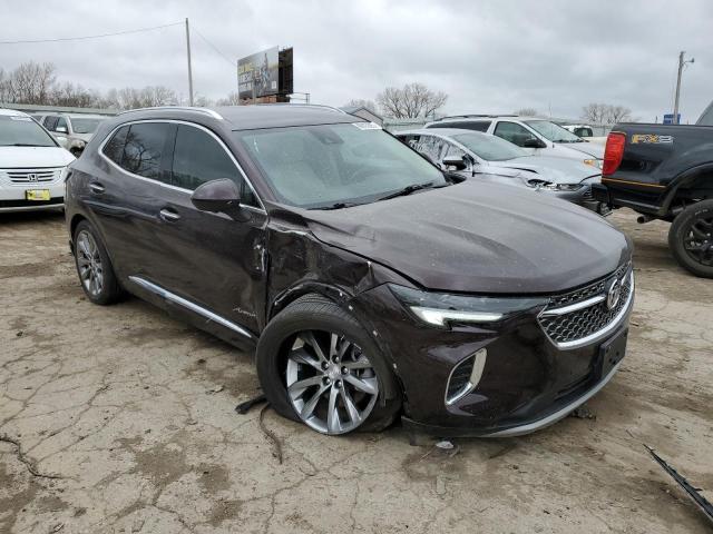 LRBFZSR49MD132043 - 2021 BUICK ENVISION AVENIR MAROON photo 4